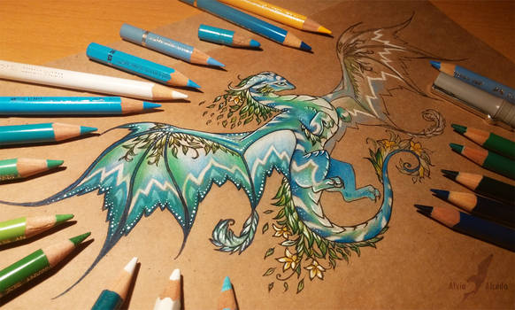 Dragon of a spring forest [ WIP ]