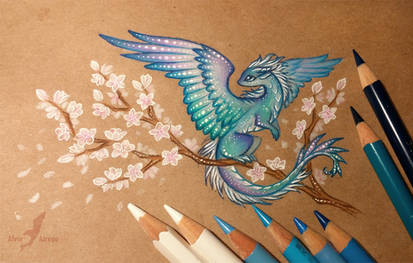 Azure  sakura dragon