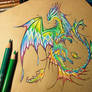 Tropical forest dragon