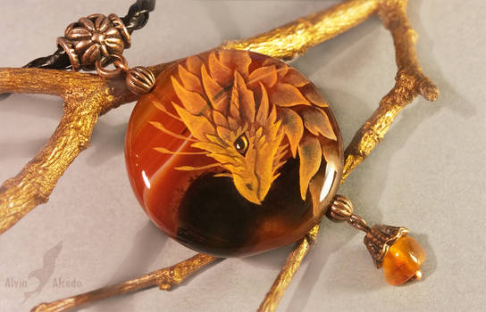 Amber sunset dragon