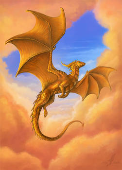 Dragon of the Golden sunrise