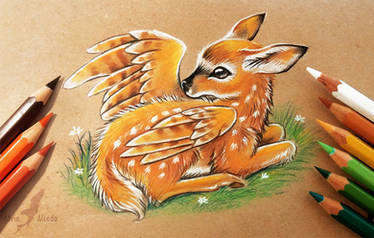 Winged fawn
