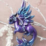 Dragon of violet rose