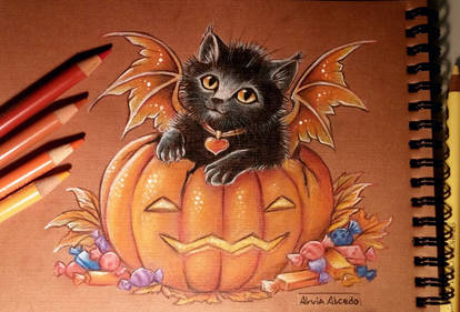 Halloween kitty