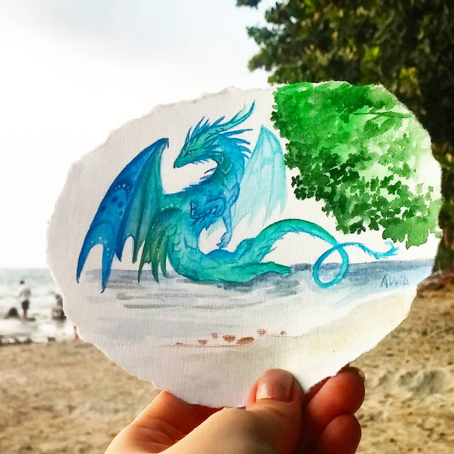 Dragon tourist by AlviaAlcedo