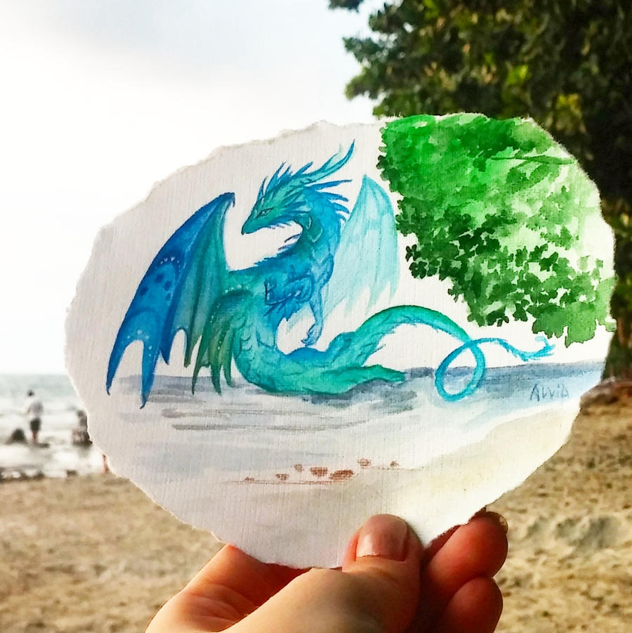 Dragon tourist by AlviaAlcedo