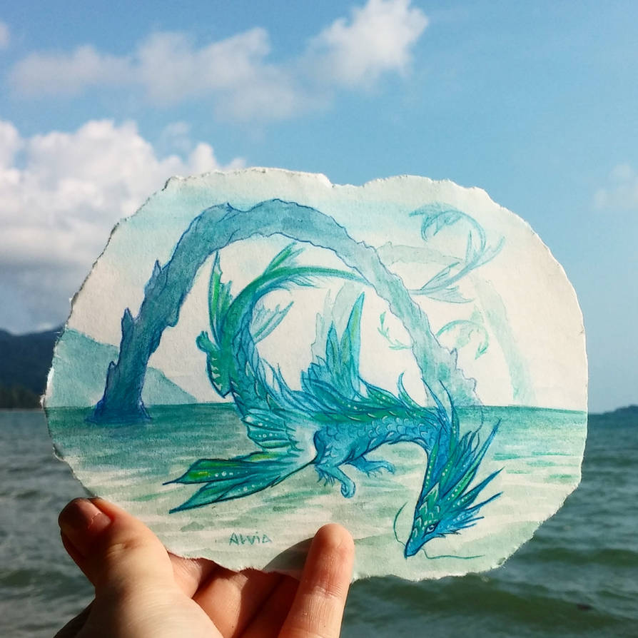 Dragon journey by AlviaAlcedo