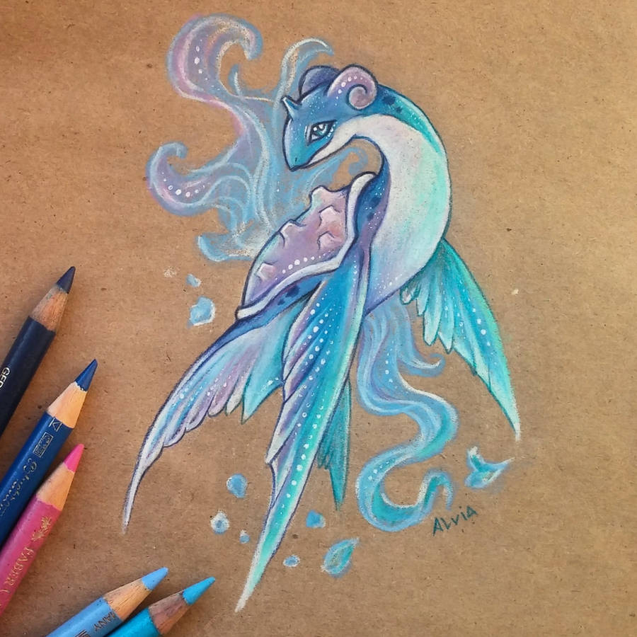 Flying Lapras by AlviaAlcedo