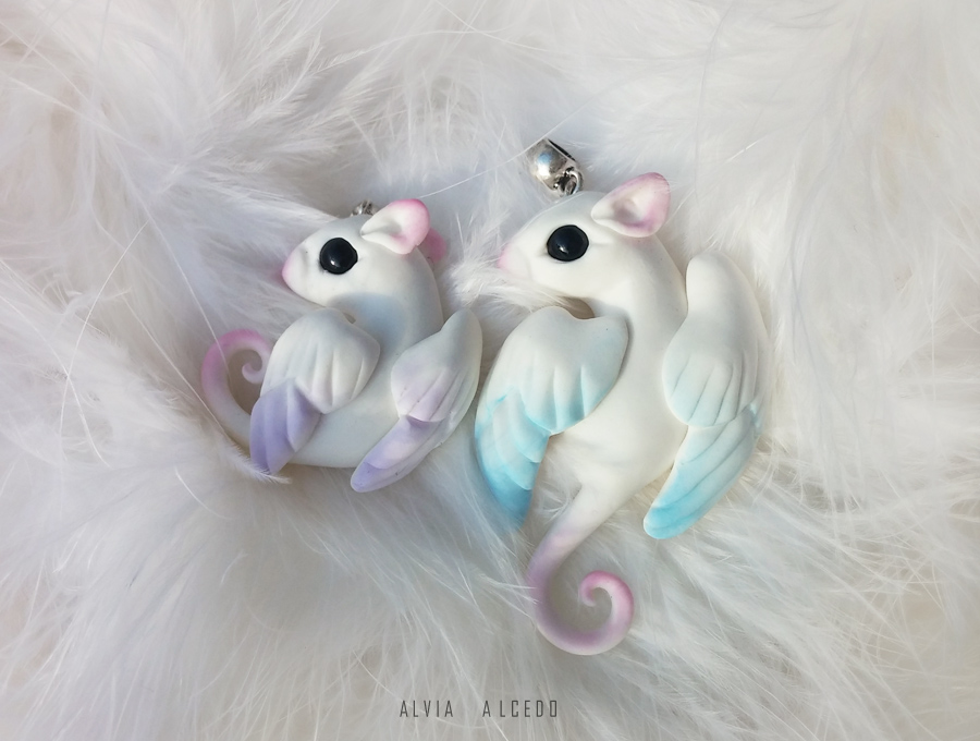 Winged ratties family by AlviaAlcedo
