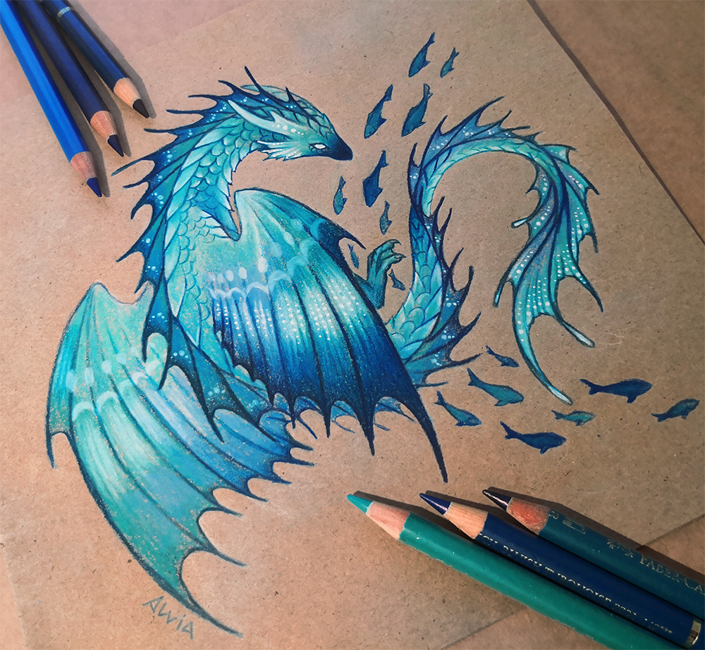 Sea dragon by AlviaAlcedo on DeviantArt