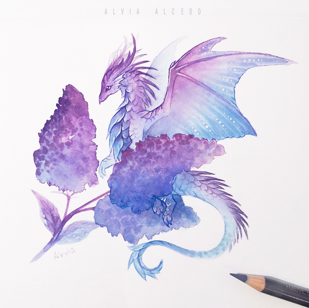 Lilac dragoness