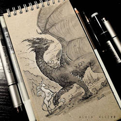 Dragon and unicorn