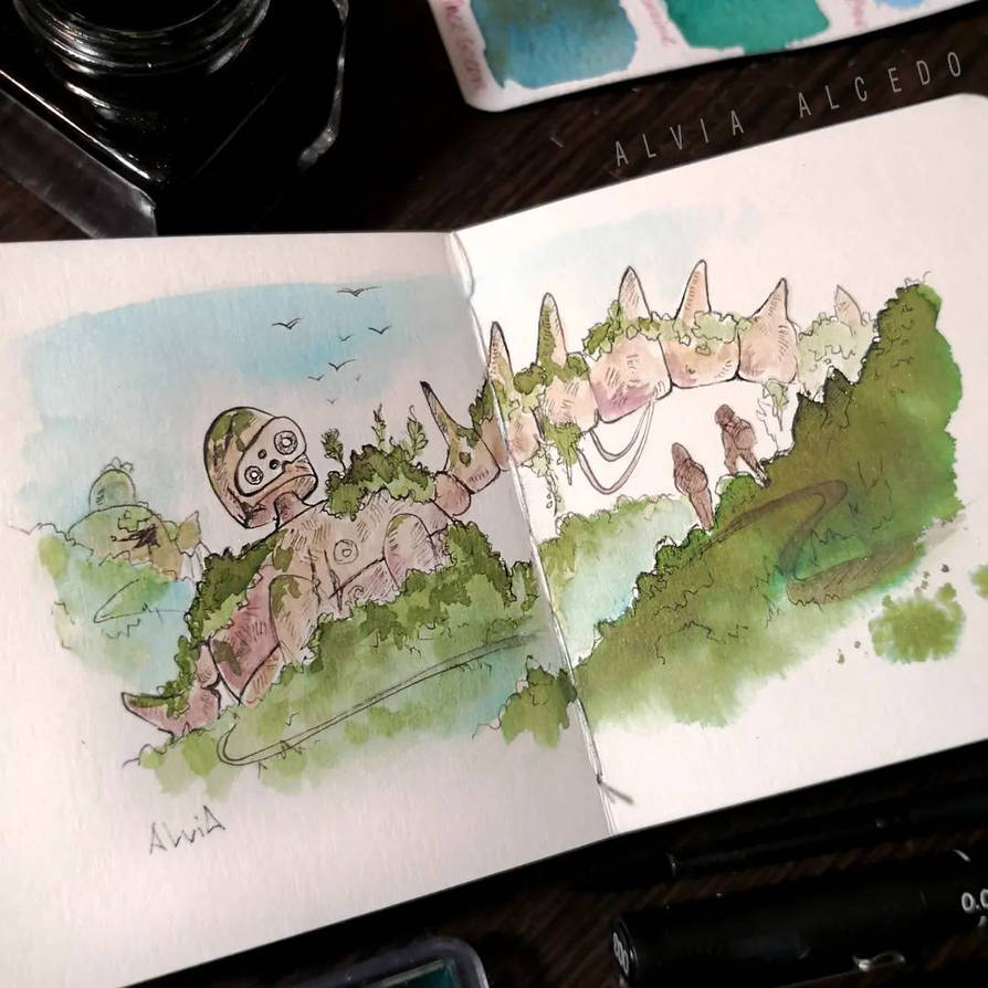 Inktober day 23 Rust by AlviaAlcedo on DeviantArt