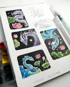 Lotus dragons