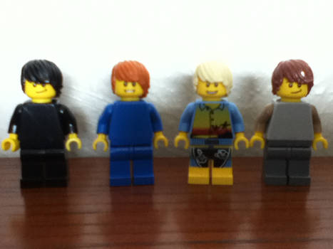 My Lego character and friends