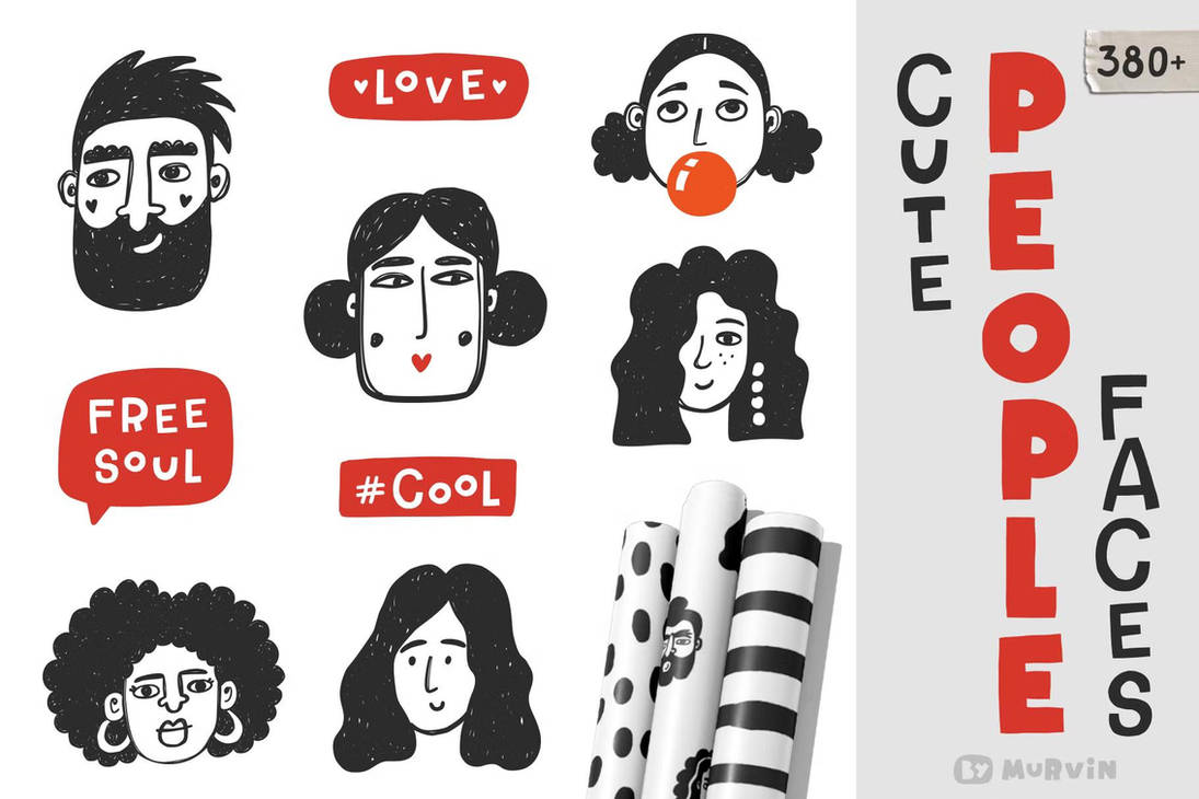 Cute people faces collection by soreset65 on DeviantArt