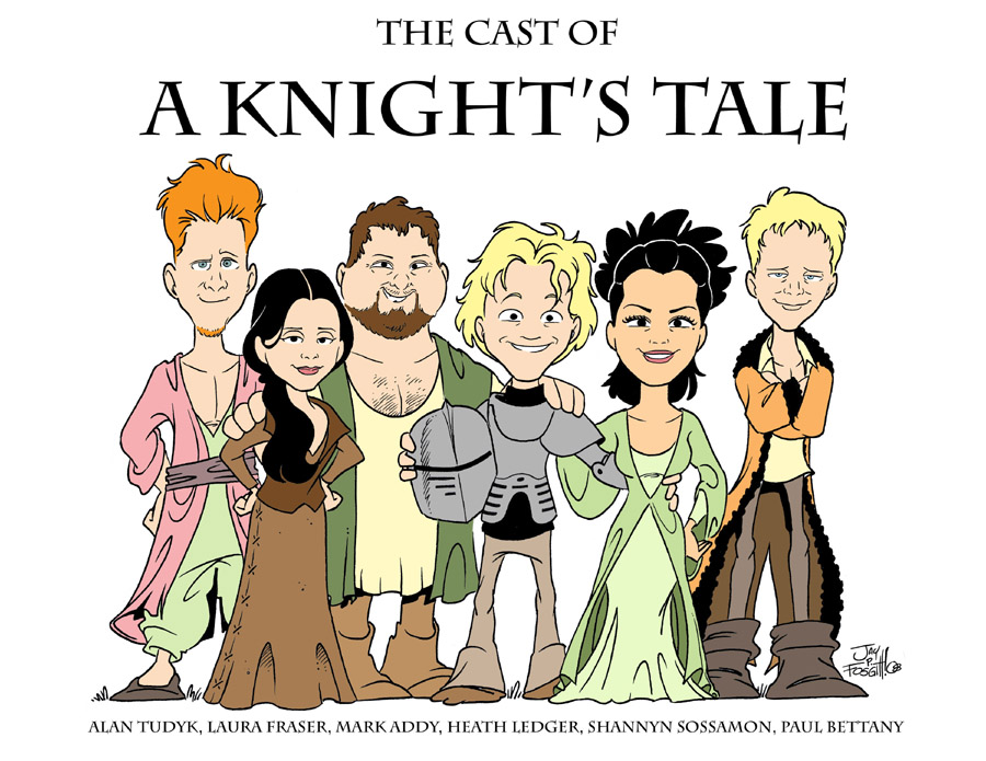A Knight S Tale Cast By Jayfosgitt On Deviantart
