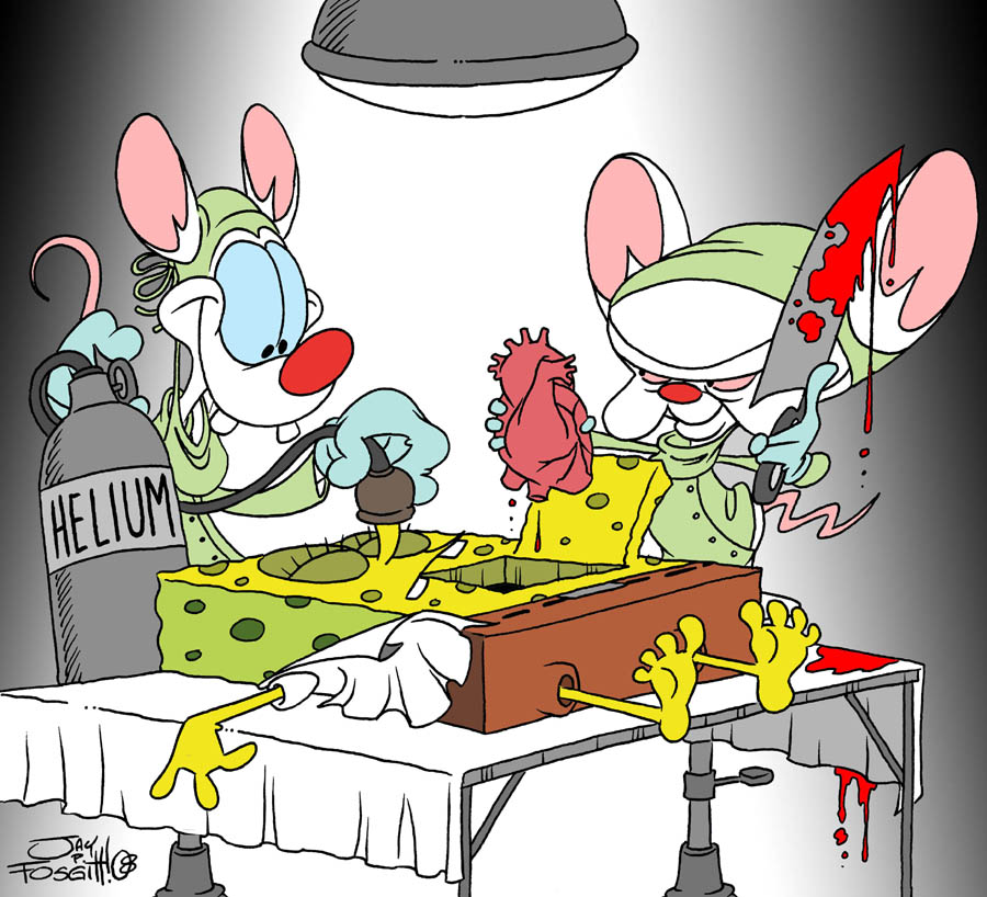 Pinky Brain and Bob 1 by JayFosgitt