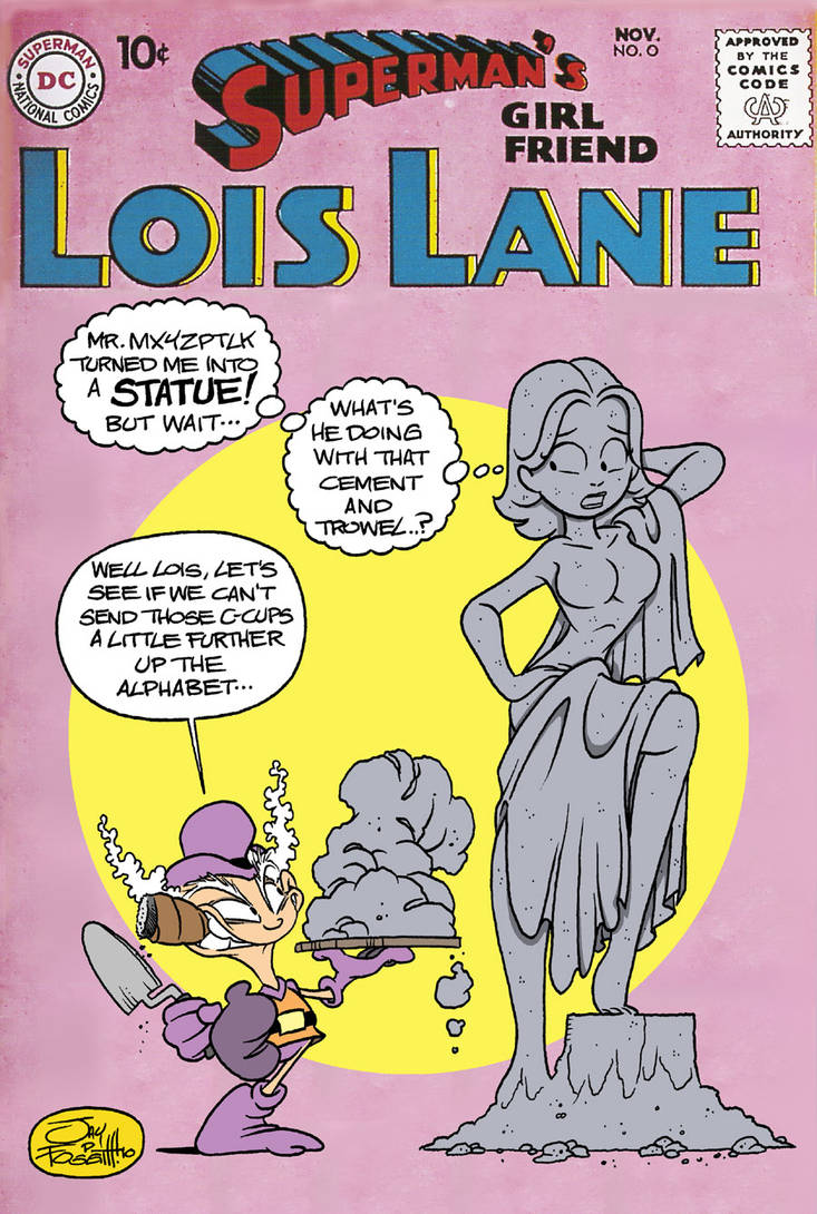 LOIS LANE MEETS MR MXYZPTLK by JayFosgitt