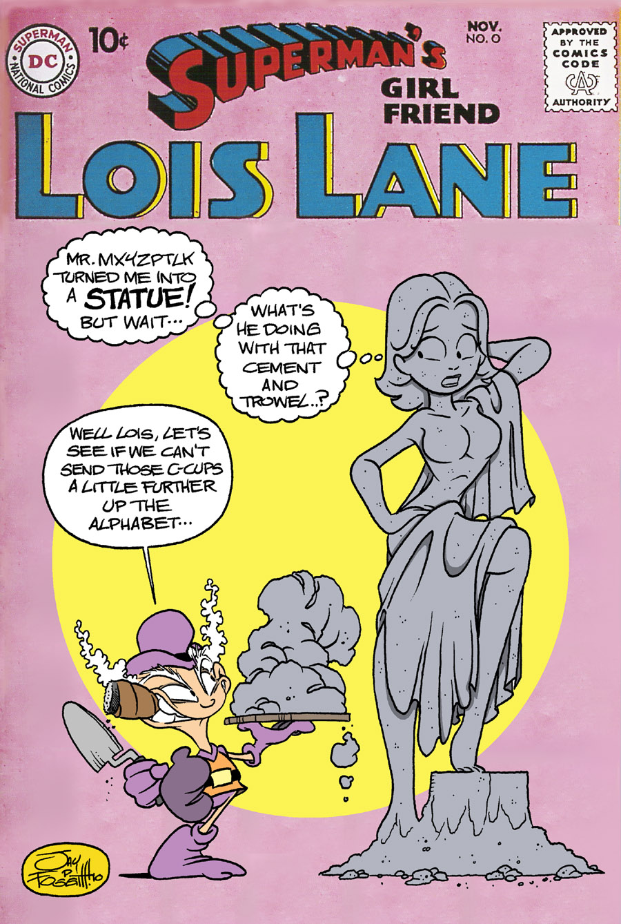 LOIS LANE MEETS MR MXYZPTLK by JayFosgitt