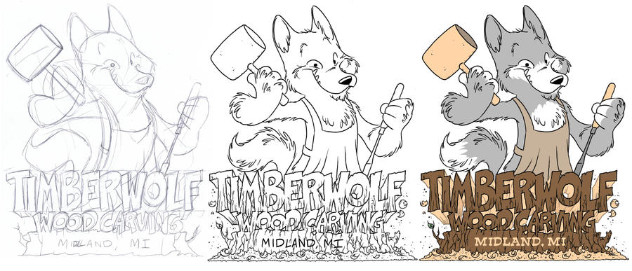 TIMBERWOLF LOGO by JayFosgitt on DeviantArt