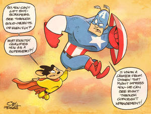 Captain America and Mighty Mouse