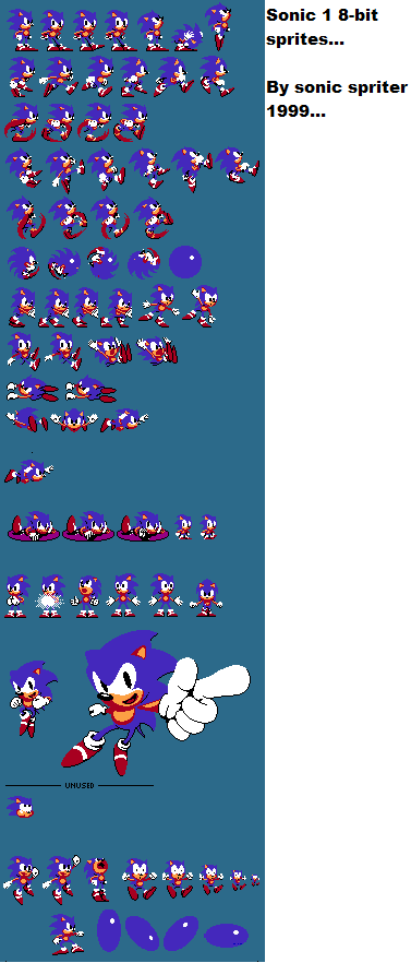 Pixilart - Sonic 1 sprites pt1 by Bubb13