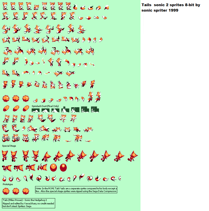 Sonic 2 Tails Sprites Sonic The Hedgehog Customs EHNCA sonic-2-tails-sprites-sonic-the-hedgehog-customs-ehnca