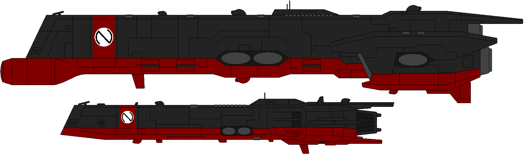 Schlange II and Salamander VII