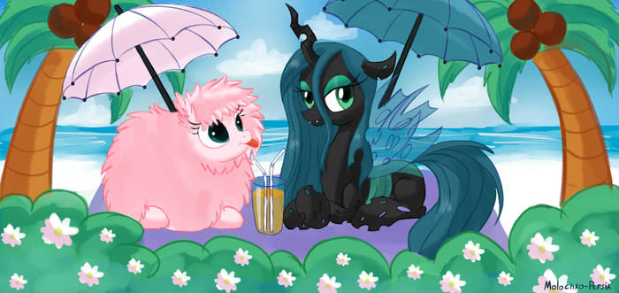 Chrysalis and Fluffie Puff (ChrysiPuff)