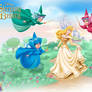 Disney Princess Gold Sleaping Beauty Wallpaper