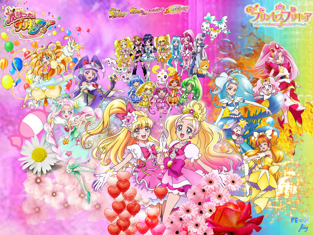Precure Wallpaper by fenixfairy on DeviantArt