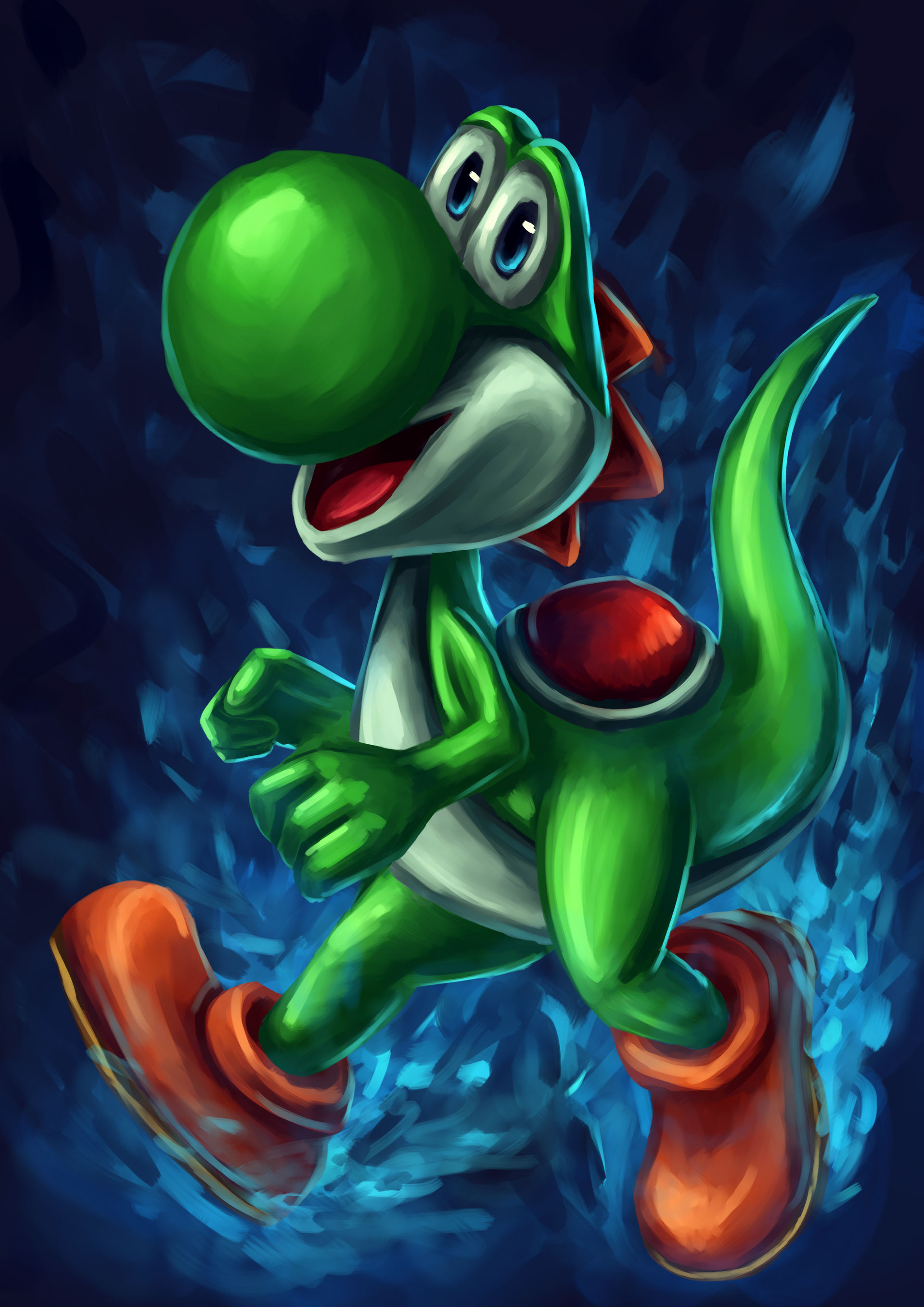 Yoshi Fandom Yoshi, Art Stall by Taipan-brown on DeviantArt