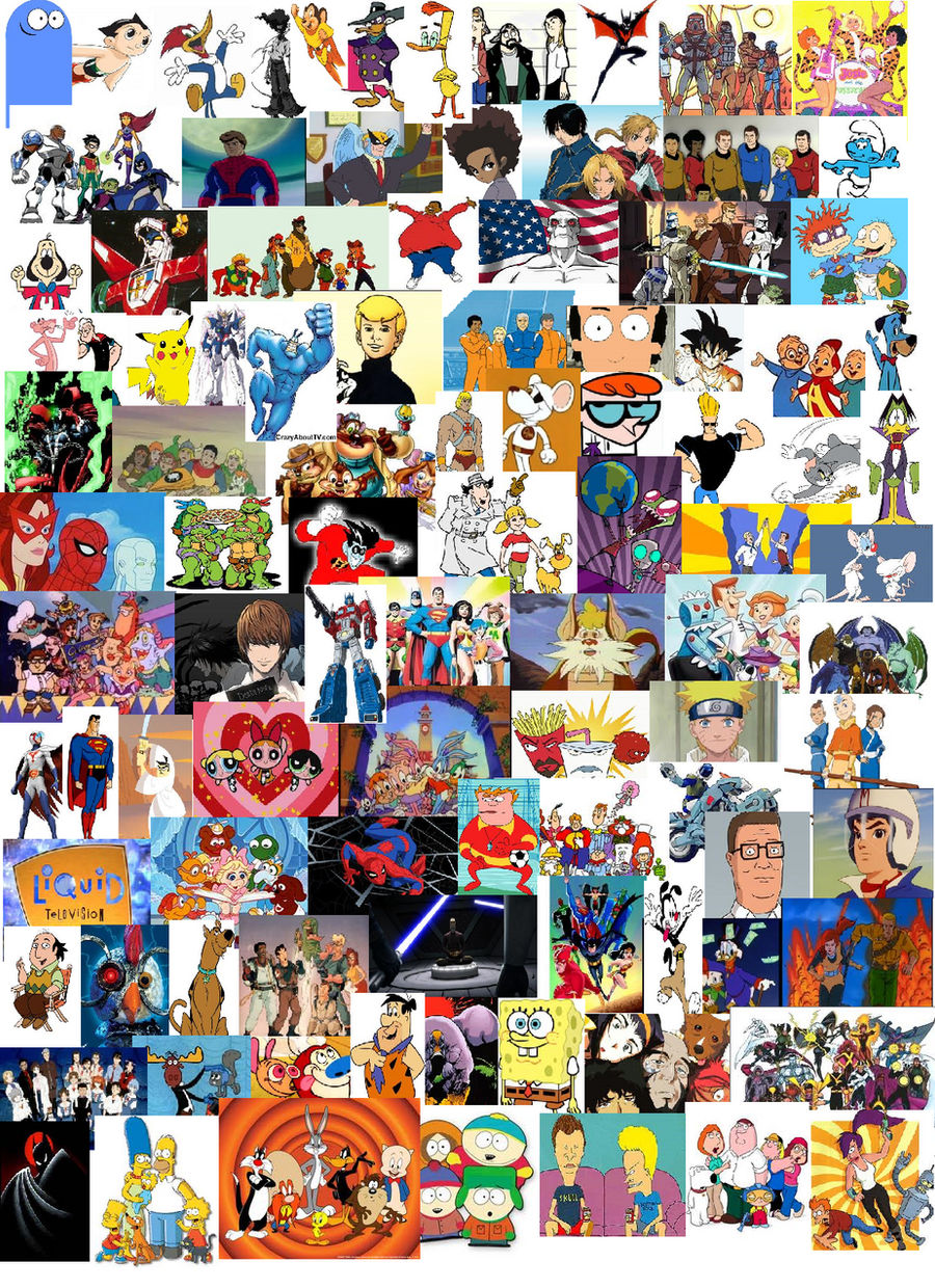 The 100 animated tv shows by on