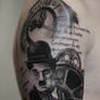 Charlie Chaplin tattoo