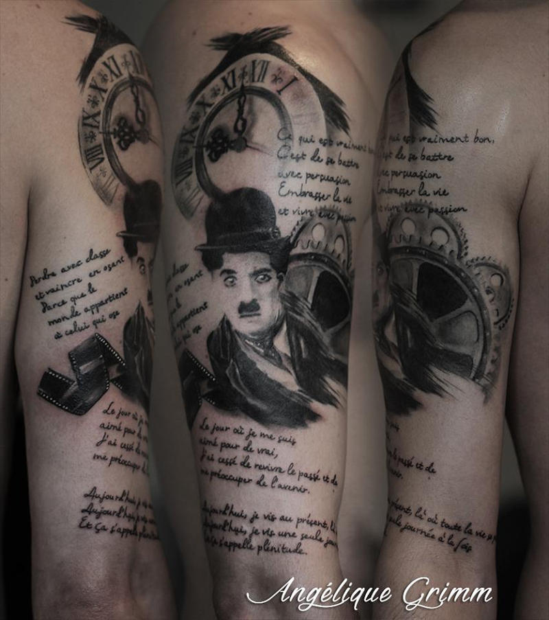 Charlie Chaplin Tattoo by AngeliqueGrimm on DeviantArt
