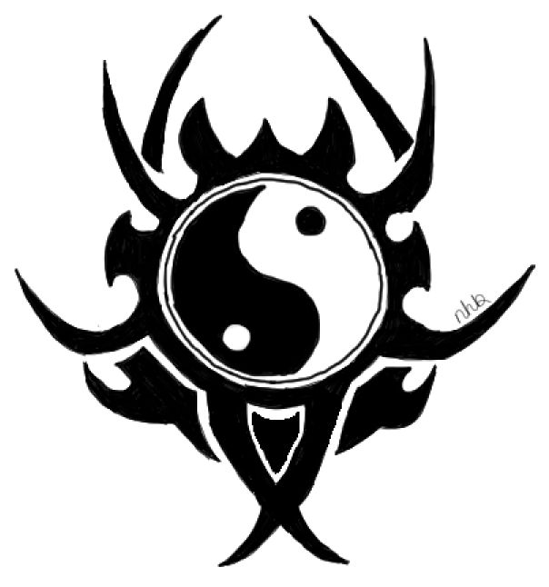 Yin Yang Tribal Tattoo Design by xninachanx on DeviantArt