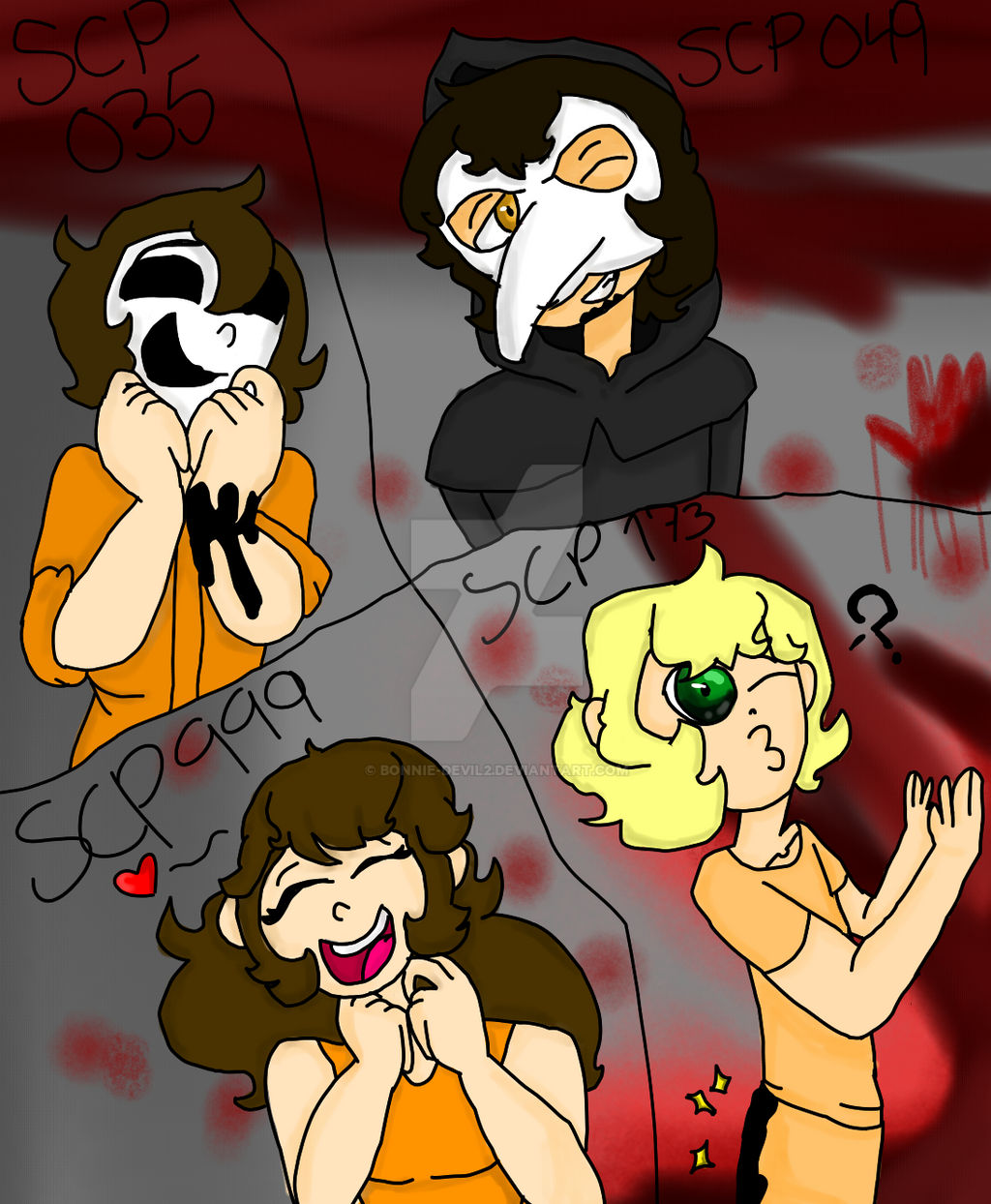 Scp Fan SCP Foundation - Doodles by Bonnie-Devil2 on DeviantArt