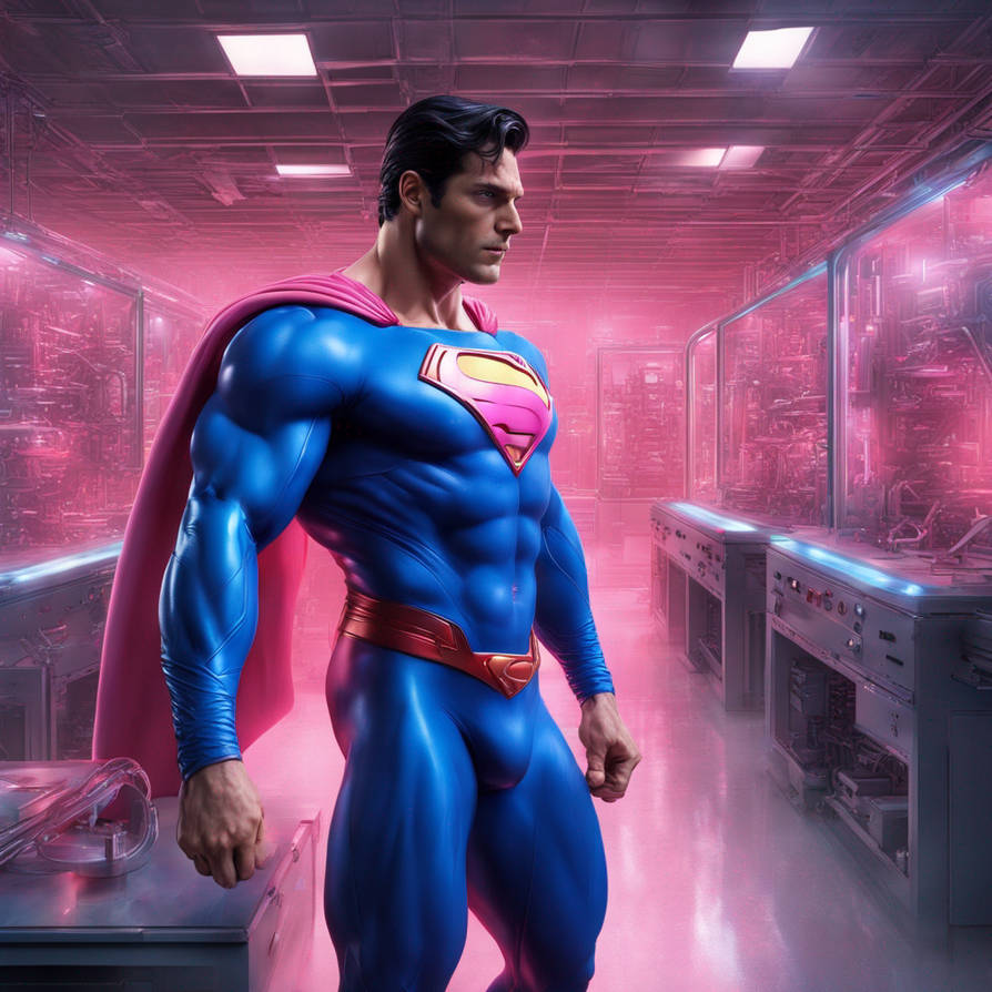 Pink Kryptonite Do Superman and pink kryptonite in the lab by geeeooo on DeviantArt