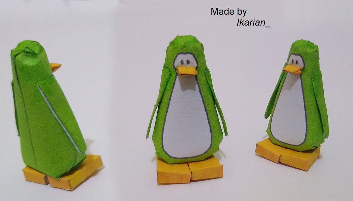 Club Penguin Papercraft Color Pack by Mega8960 on DeviantArt