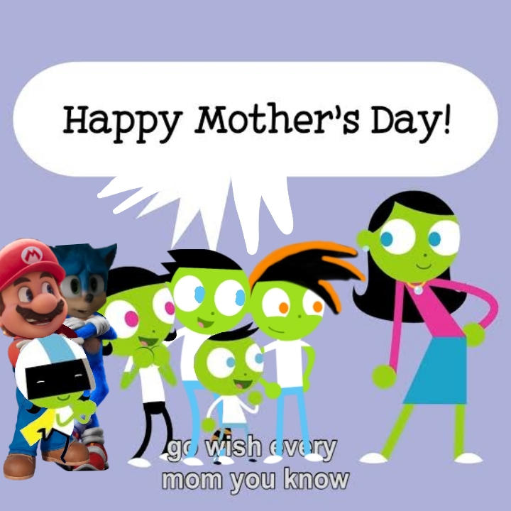 Bionic Mother's Day PBS Kids/Mario/Sonic, Happy Mother's Day by Amigurumis1A on DeviantArt