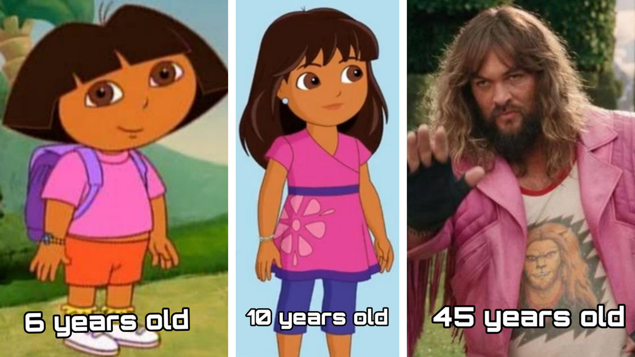 Evolution of Dora (2000 - 2025) by Amigurumis1A on DeviantArt