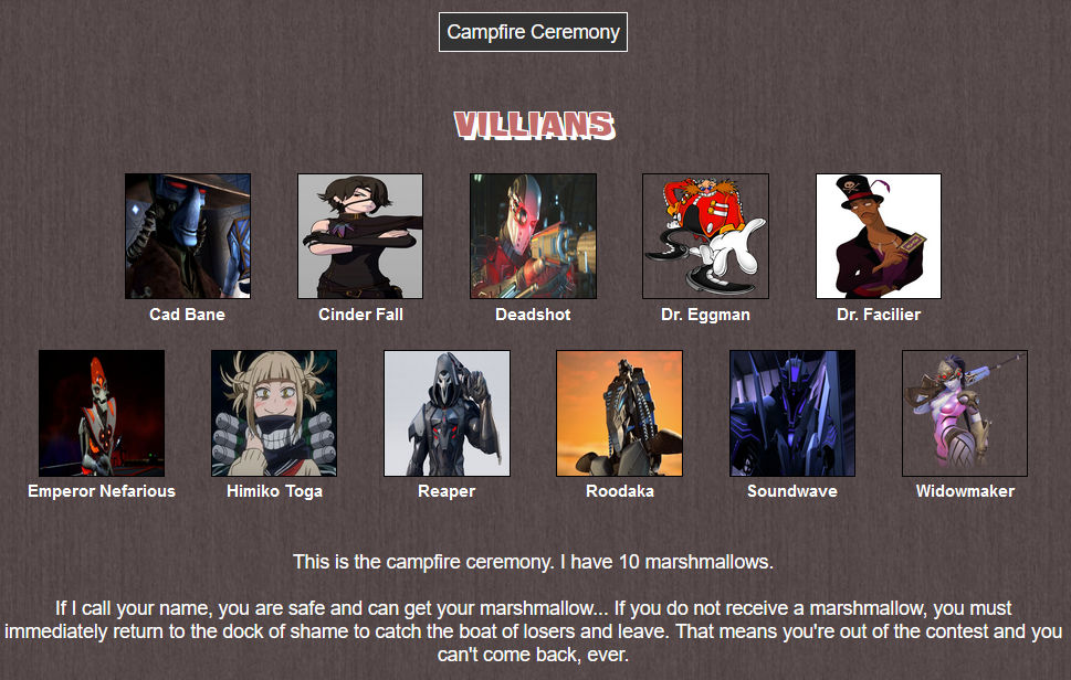 The User Chosen TDI EP1: Campfire Ceremony Part 1 by DragonMaster77 on ...