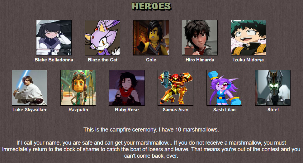 The User Chosen TDI Ep2: Campfire Ceremony Part 1 by DragonMaster77 on ...