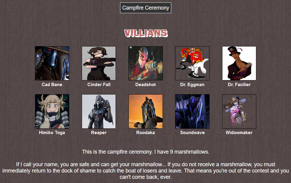 The User Chosen TDI Ep3: Campfire Ceremony Part 1 by DragonMaster77 on ...