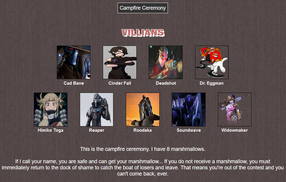 The User Chosen TDI Ep4: Campfire Ceremony Part 1 by DragonMaster77 on ...