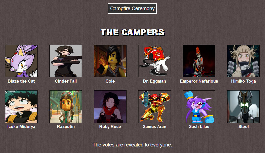 The User Chosen TDI Ep14: Campfire Ceremony Part 1 by DragonMaster77 on ...