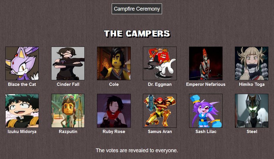 The User Chosen TDI Ep14: Campfire Ceremony Part 1 by DragonMaster77 on ...