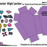 Monster High Locker Papercraft