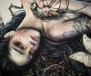 Melancolia Coloring Process By Enysguerrero On Deviantart